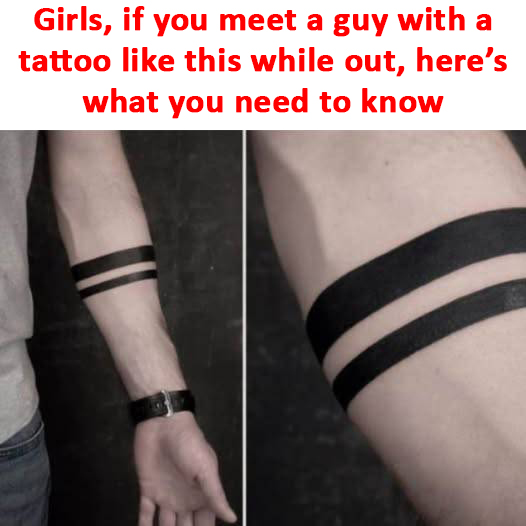 ‘Hidden’ meaning behind popular double arm band tattoo - Weveryday Stories