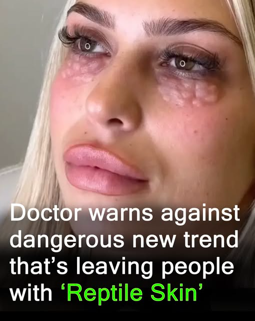 Doctors warn against beauty trend that causes reptile skin Weveryday