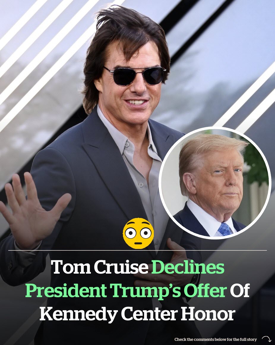 Tom Cruise Turns Down Trump’s Kennedy Center Honors Invite Weveryday
