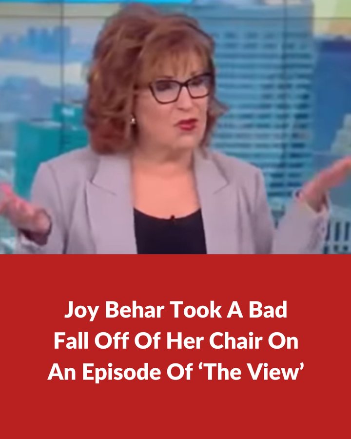 Joy Behar Took A Bad Fall Off Of Her Chair On An Episode of ‘The View